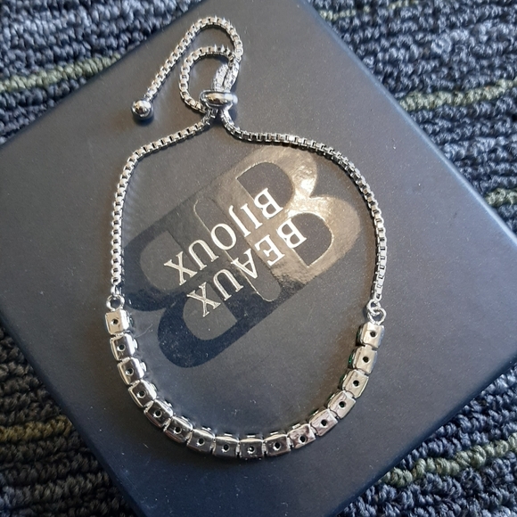 Emerald Swarovski Sterling Silver Bracelet - Picture 2 of 8